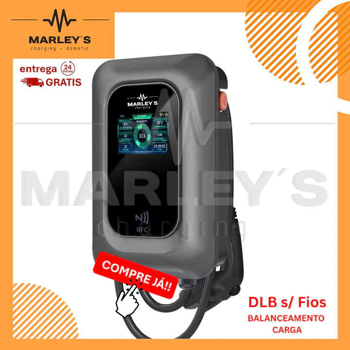 Wallbox 7 kW | 32A | Cabo 5 ou 10m | App | RFID | DLB - Balanceamento de Carga SEM FIOS 1