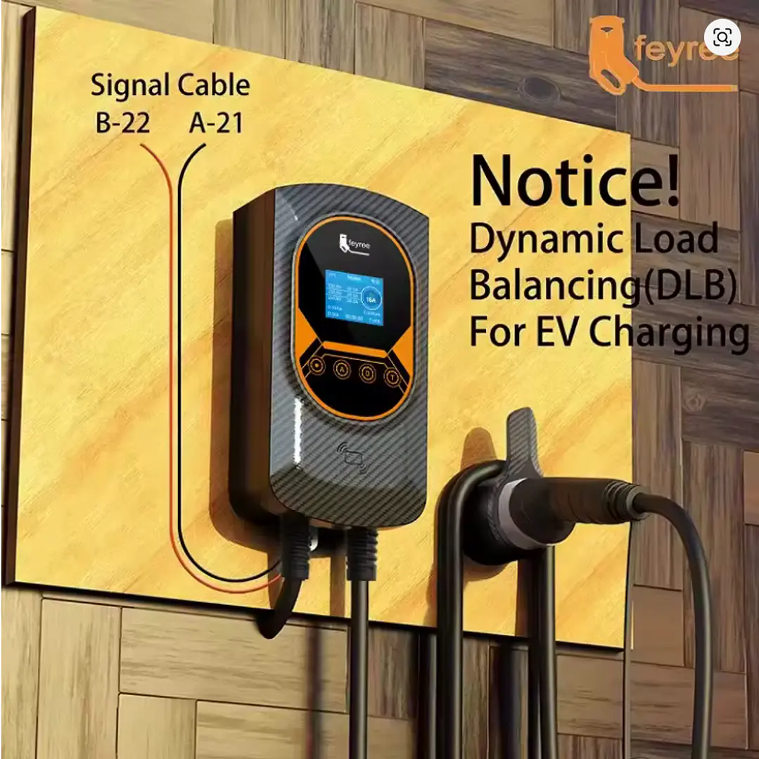 Wallbox 7 kW | 32A | Cabo 5m | App | RFID | Ecrã | DLB - Balanceamento Carga 3