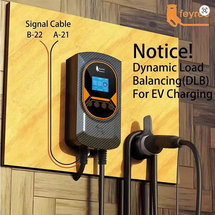 Wallbox 7 kW | 32A | Cabo 5m | App | RFID | Ecrã | DLB - Balanceamento Carga 3