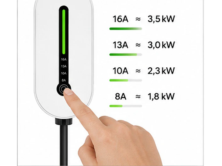 Carregador Portátil 3,5 kW | 16A | 5 Metros  11