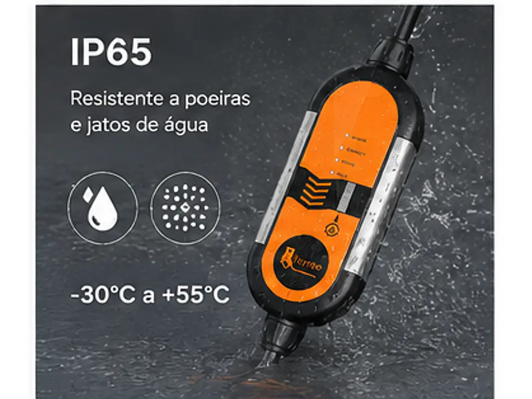 Carregador Portátil 3,5 kw - 16A - Bolsa Transporte - 5 METROS CABO 14