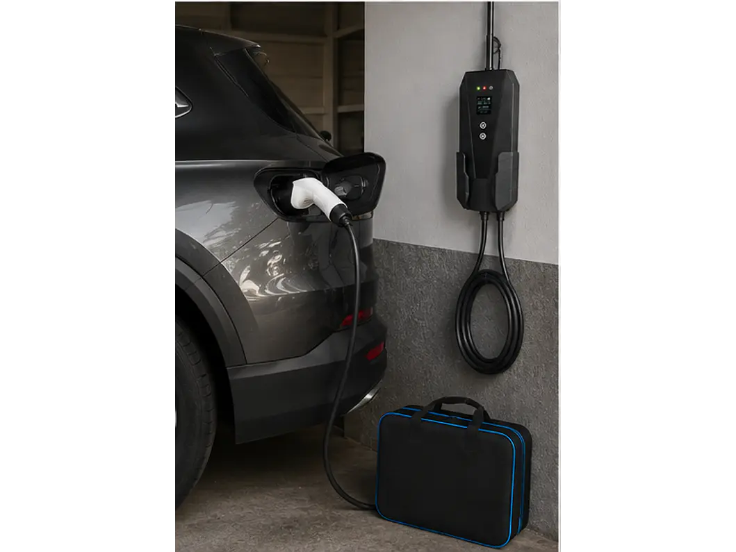 Carregador Portátil 3,5 kW | 16A | 8,5 Metros | App Wi-Fi | Saco Transporte | Sup Parede 13