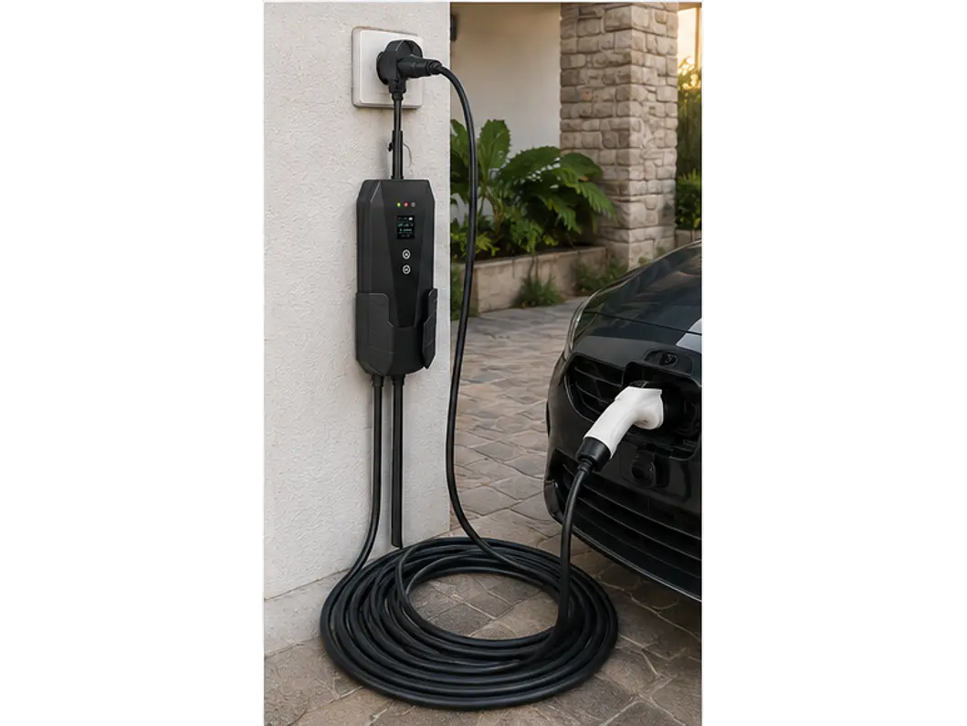 Carregador Portátil 3,5 kW | 16A | 8,5 Metros | App Wi-Fi | Saco Transporte | Sup Parede 14