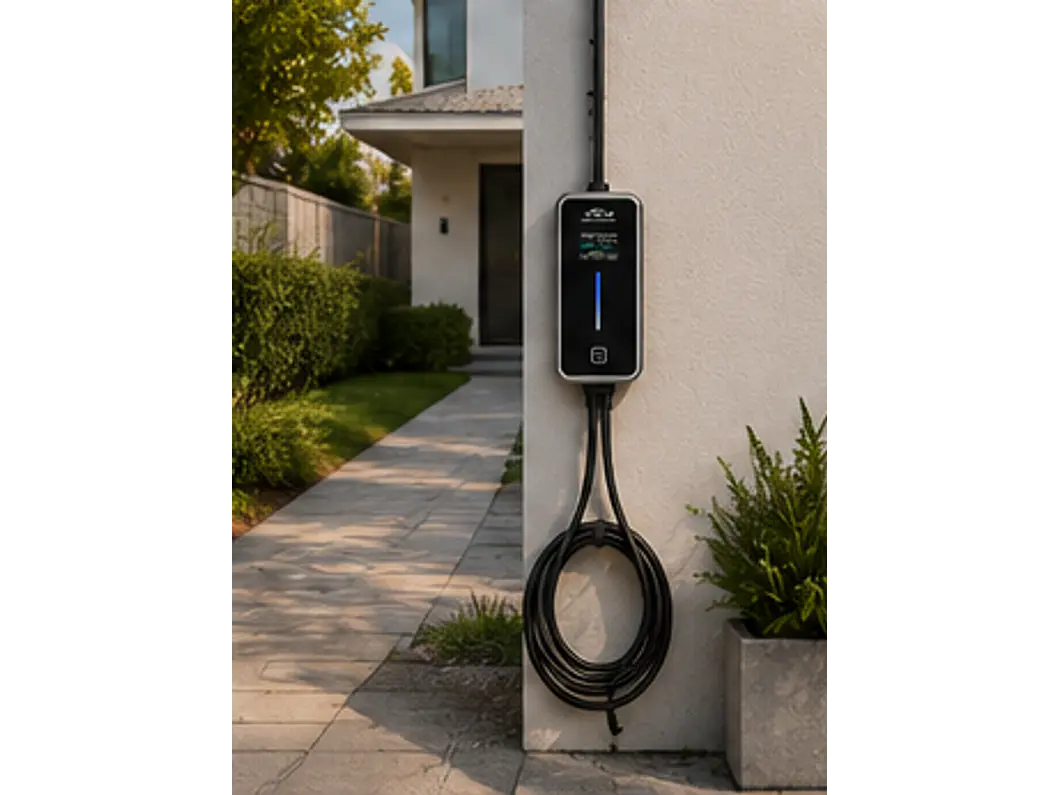 Carregador Portátil 3,5 kW | 16A | 10 Metros | Suporte Parede | Saco Transporte 4