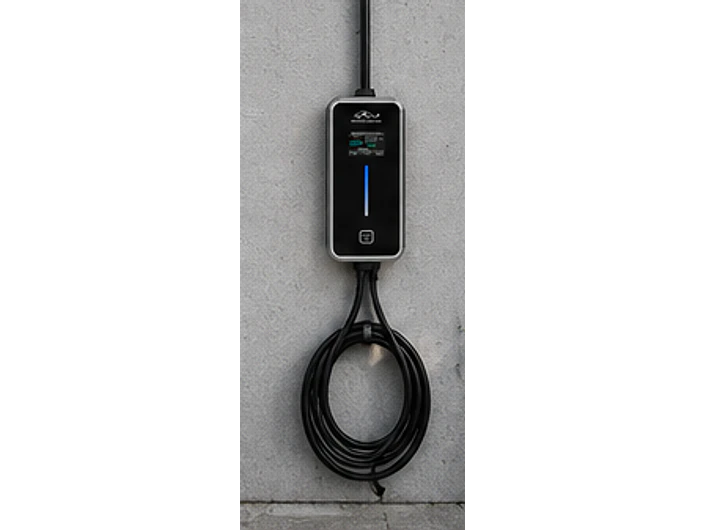 Carregador Portátil 3,5 kW | 16A | 10 Metros | Suporte Parede | Saco Transporte 6