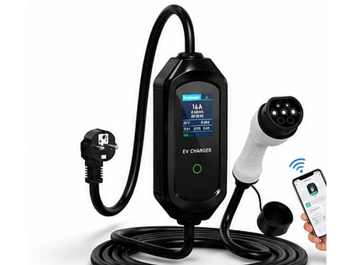 Carregador Portátil 3,5 kW | 16A | 3,5 - 5 - 10 Metros | App Wi-Fi | Saco Transporte 13