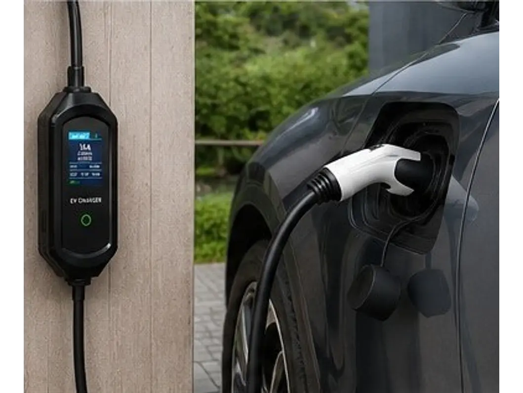 Carregador Portátil 3,5 kW | 16A | 3,5 - 5 - 10 Metros | App Wi-Fi | Saco Transporte 16