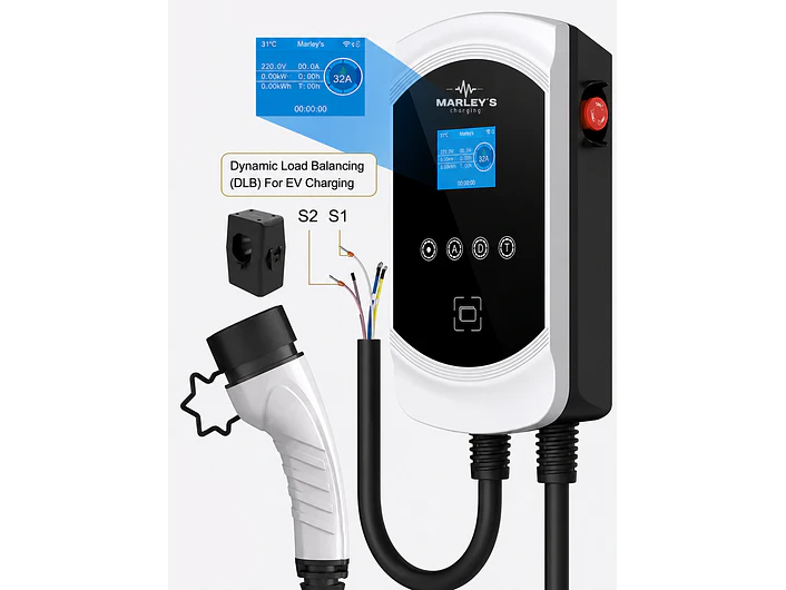 Wallbox 7 kW | 32A | Cabo 5 ou 10m | App | RFID | DLB - Balanceamento de Carga 2