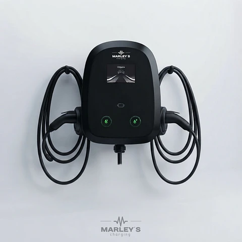 Wallbox Dupla 2 × 22 kW - 32A – APP, RFID, DLB e OCPP