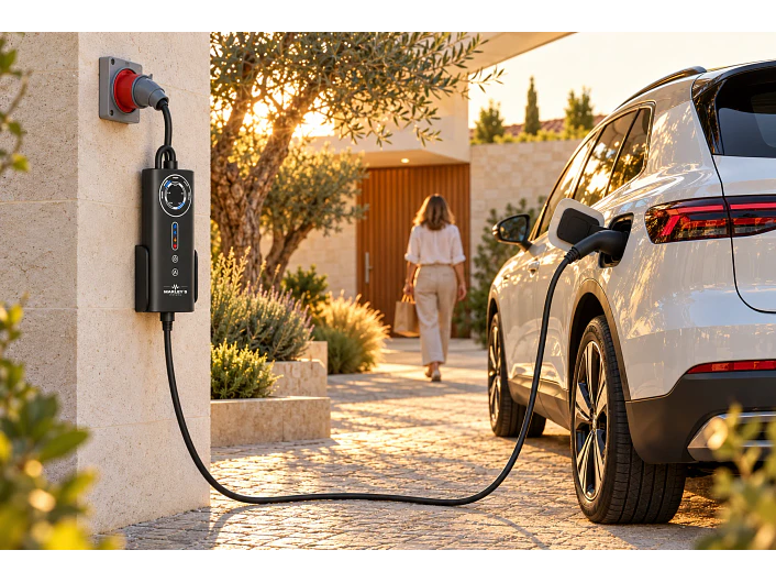 Carregador Portátil 22 kW | 32A | 8 Metros | Saco Transporte 3