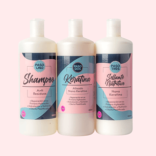 Nano keratina kit 3 pasos 