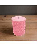 Vela con flores