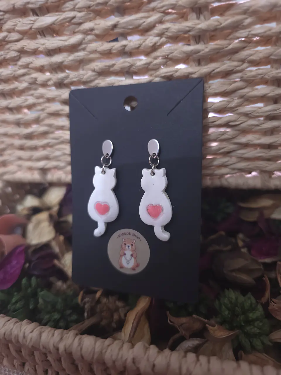 Pendientes Cat Heart 1