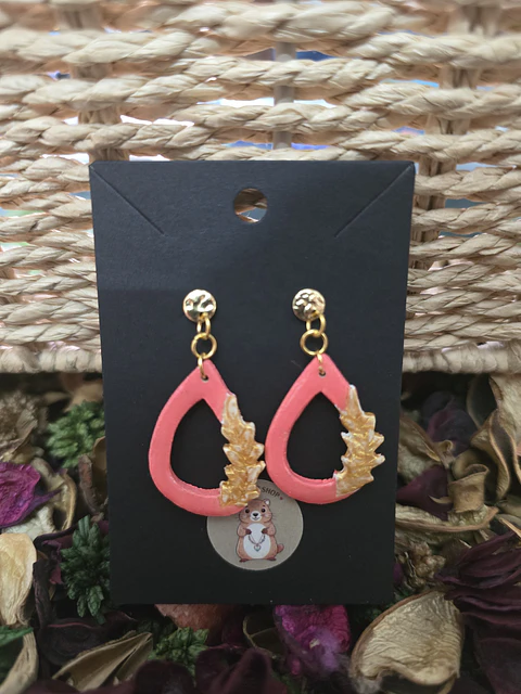 Pendientes Gold Plant