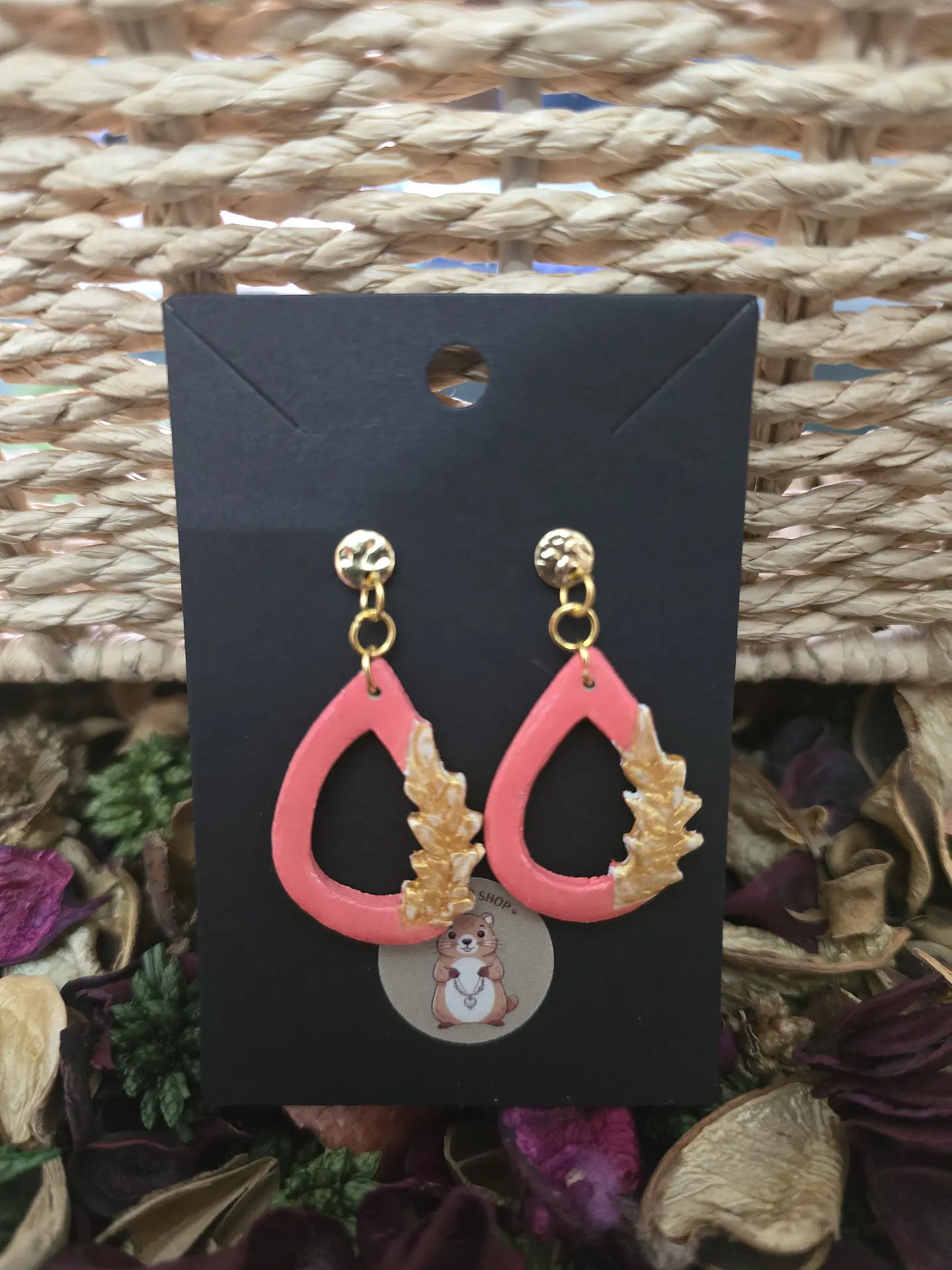 Pendientes Gold Plant 1