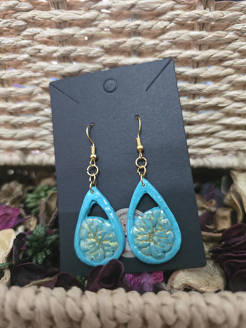 Pendientes Cian Gold