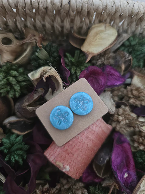Pendientes Summer Cian 3