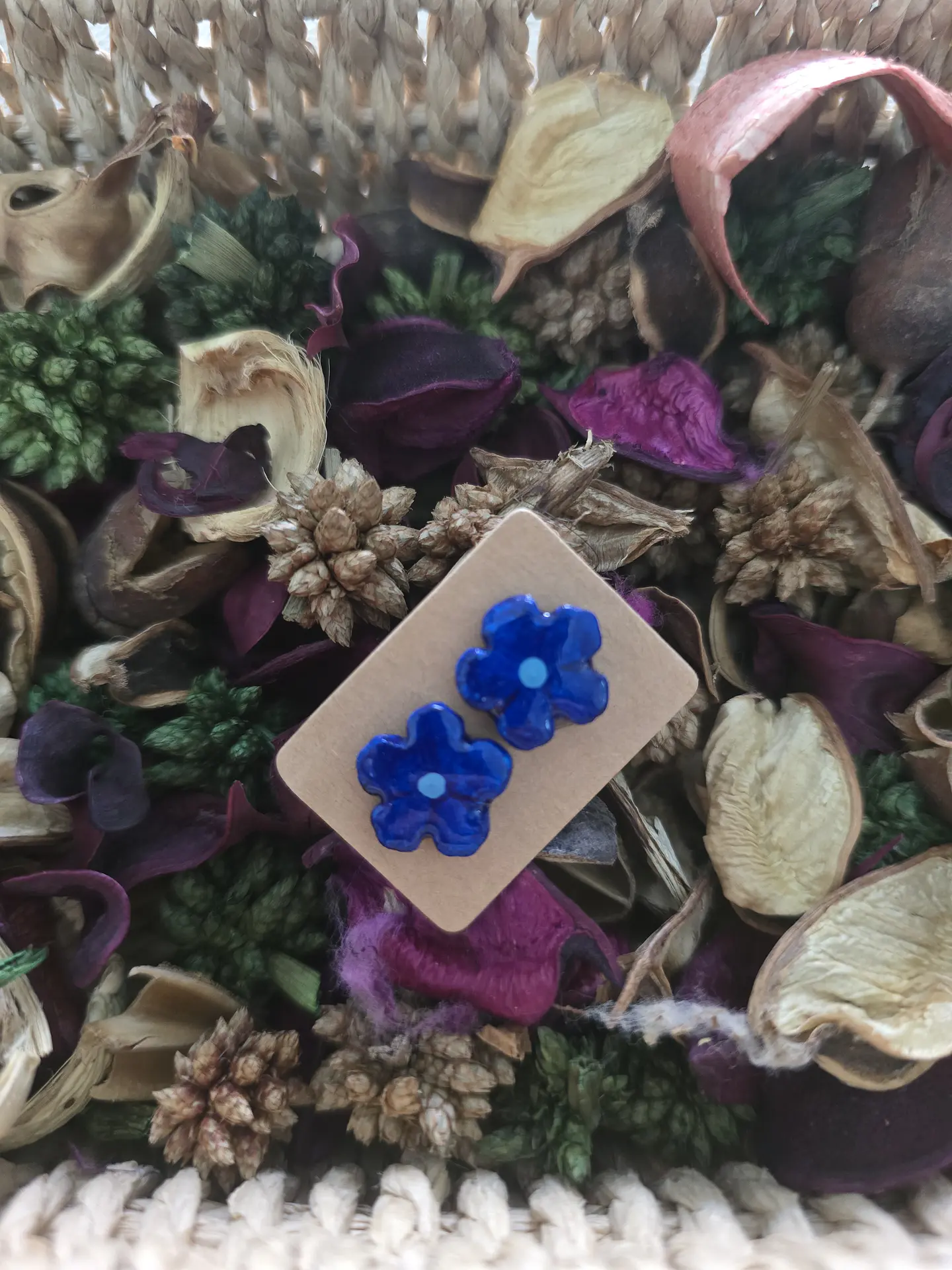 Pendientes Flor Blu 1