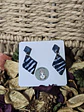 Pendientes Rombo Blu Marine - Miniatura 1