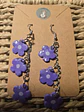 Pendientes Mini Flower Lila - thumbnail 3