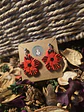 Pendientes Flor Rouge Nero - Miniatura 2