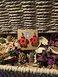 Pendientes Flor Rouge Nero - Miniatura 3