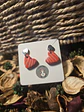 Pendientes Heart Rouge Blanche Line - Miniatura 3