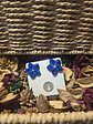 Pendientes Flor Blu Plata - Miniatura 3