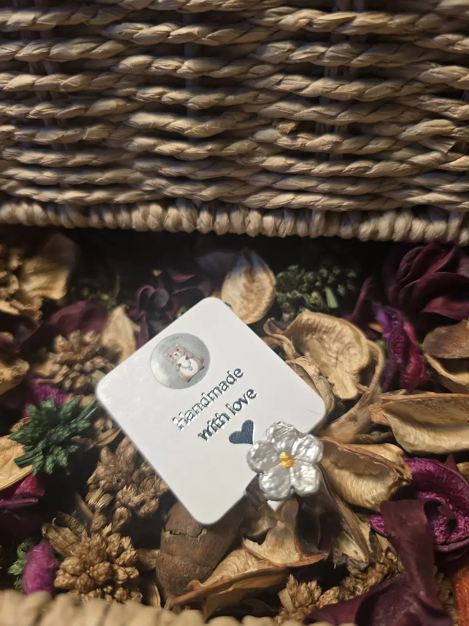 Anillo Ajustable Flor Plata Gold 2