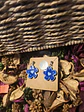 Pendientes Flor Heart Blu - Miniatura 3