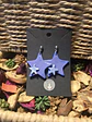 Pendientes Star Doble Lila - Miniatura 1