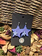 Pendientes Star Doble Lila - Miniatura 2