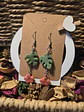 Pendientes Monstera Flor  - thumbnail 1