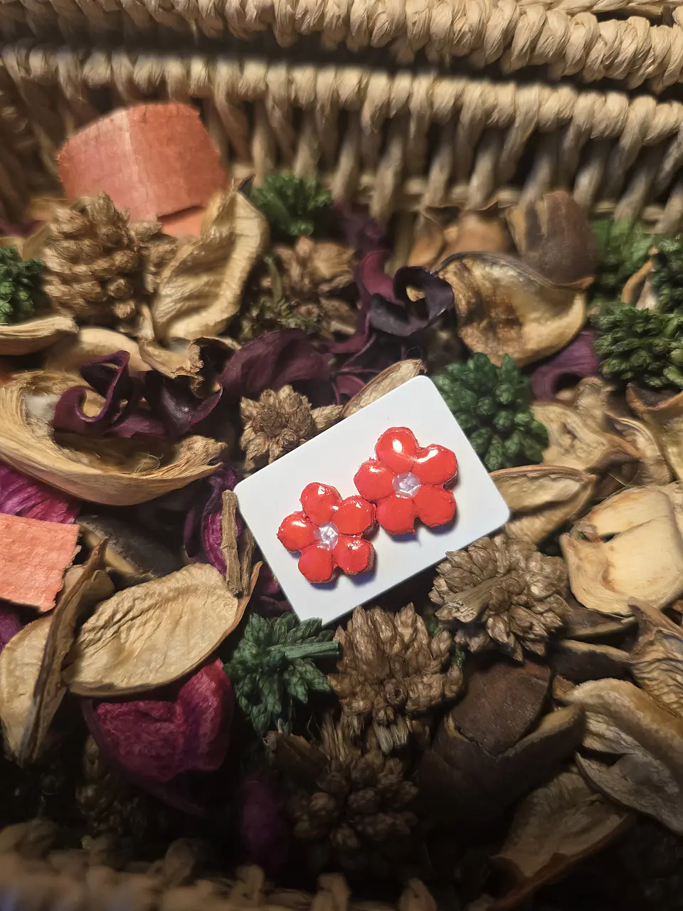 Pendientes Mini Flor Rouge 1