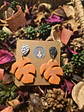 Pendientes Monstera Orange Bone - Miniatura 2