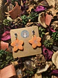 Pendientes Flor Orange Bone 1 - Miniatura 1