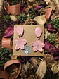 Pendientes Flor Rosa - Miniatura 2