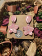 Pendientes Flor Rosa - Miniatura 1