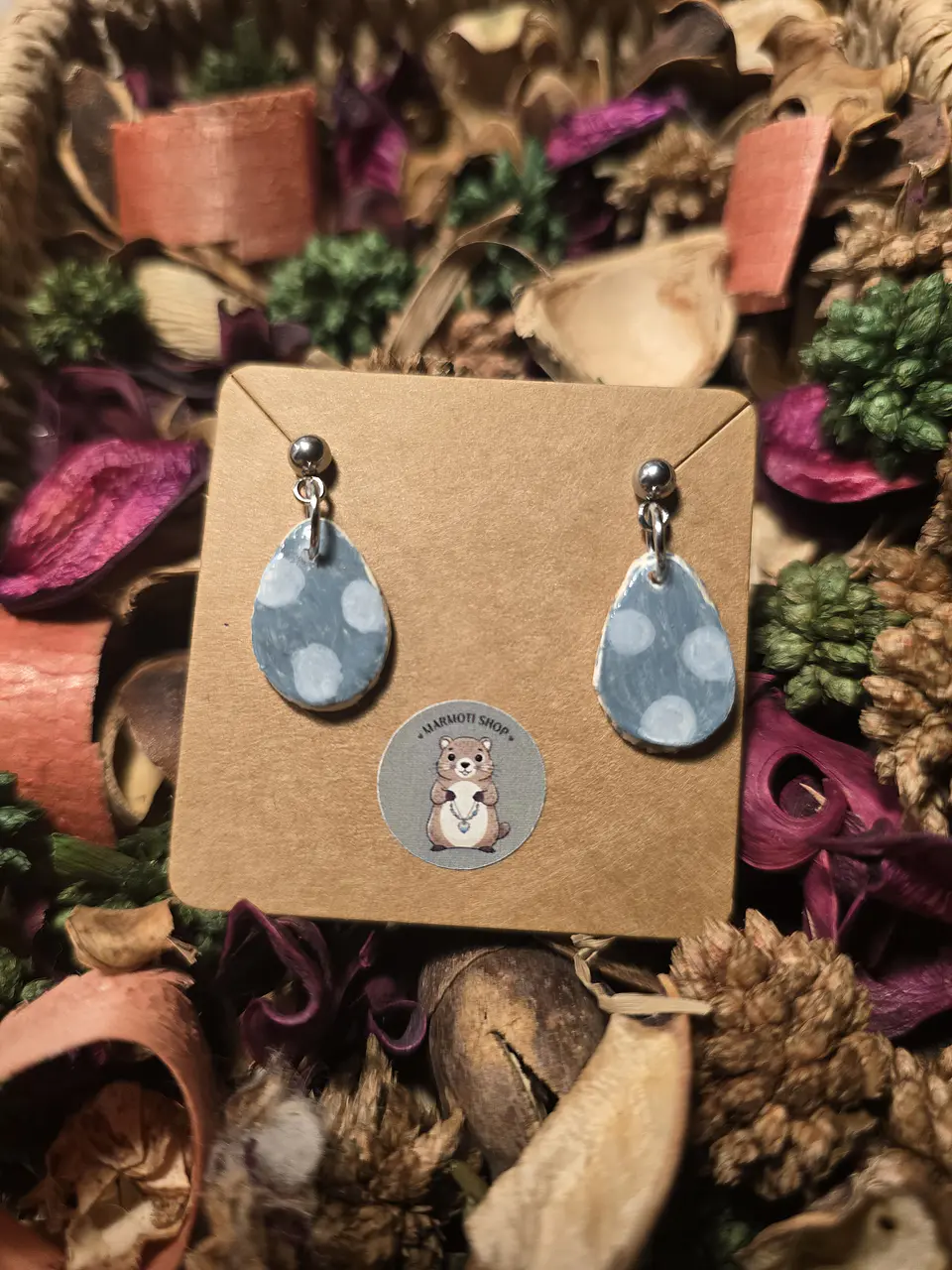 Pendientes Gota Punts 1