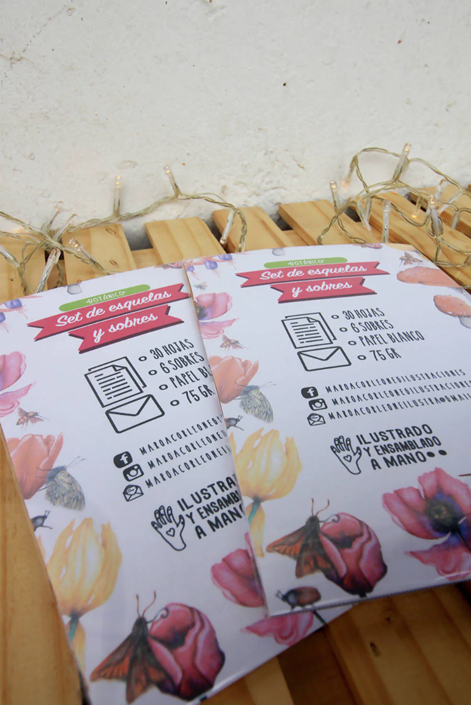 Set de Esquelas + Sobres 13