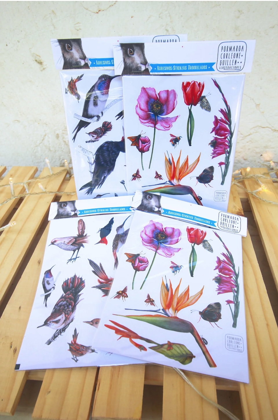 Set de Stickers Troquelados (4 hojas) 6