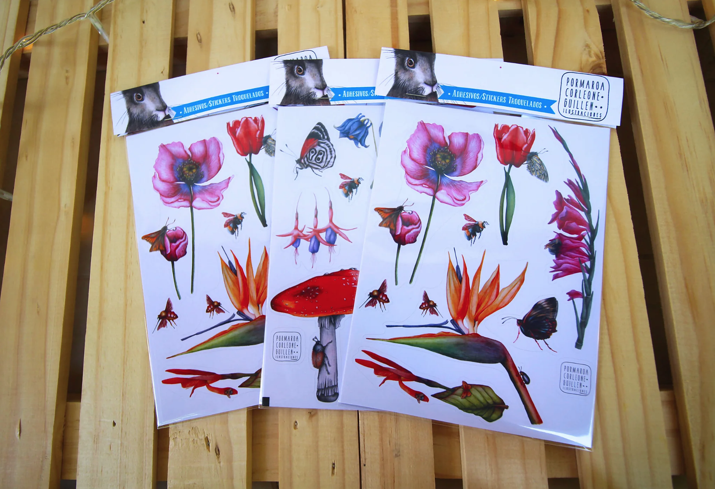 Set de Stickers Troquelados (4 hojas) 1