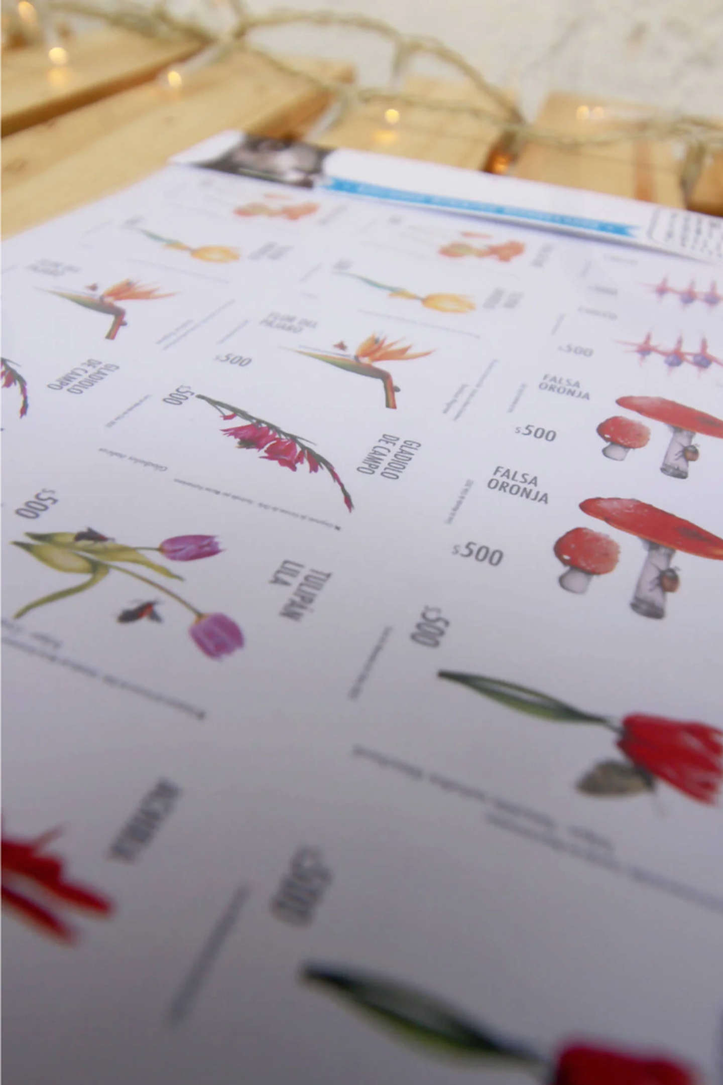 Set de Stickers troquelados tipo estampillas retro (4 hojas) 9