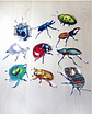 Set de Stickers Grandes Laminados Coleópteros - Miniatura 7