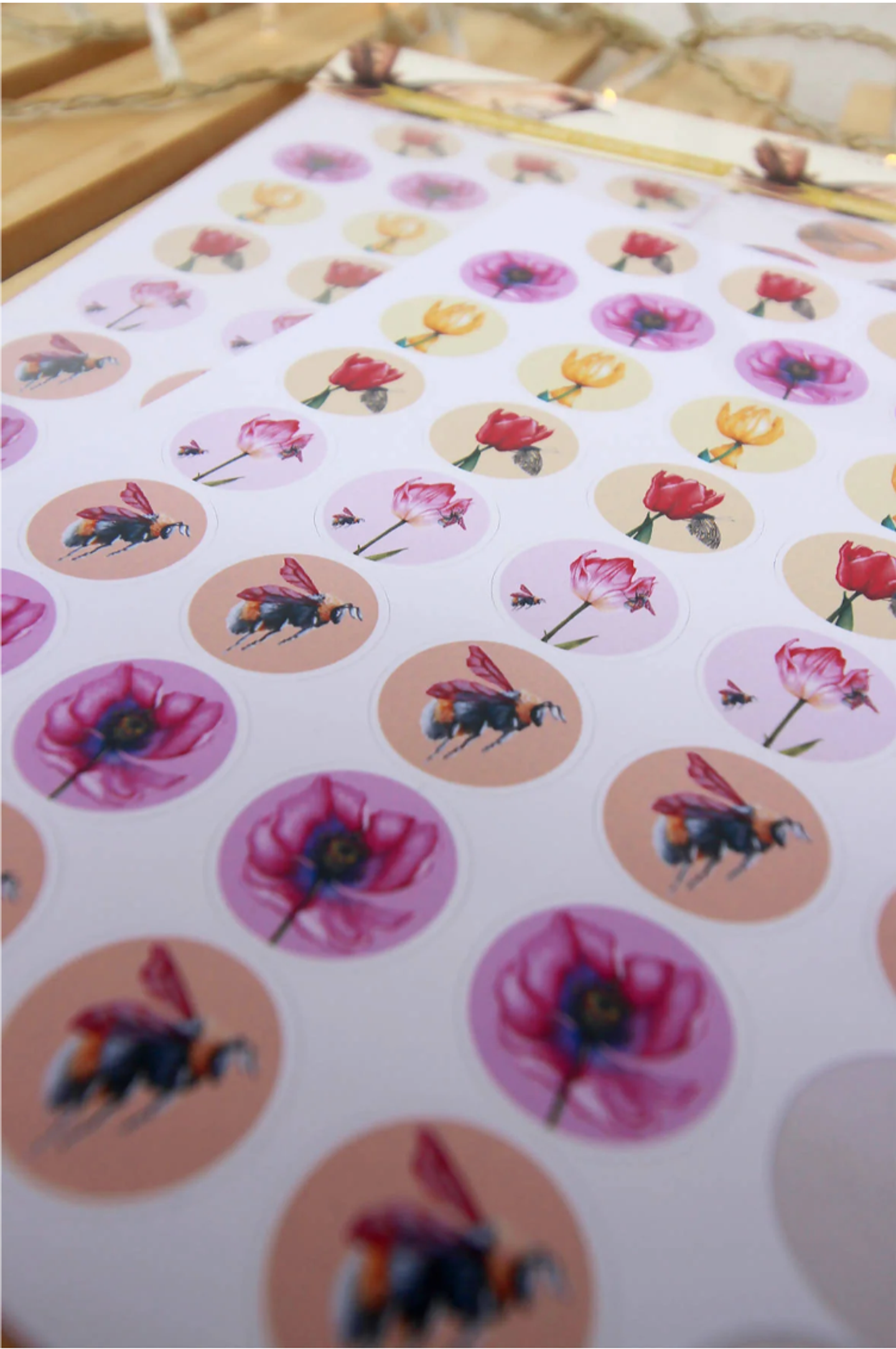 Stickers redondos planers y agendas 2