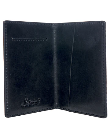 Billetera Marshall Denim & Leather Negra y Gris- Promoción del Terror