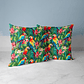FUNDA DE COJIN PAPAGALLOS EN SELVA - Miniatura 2