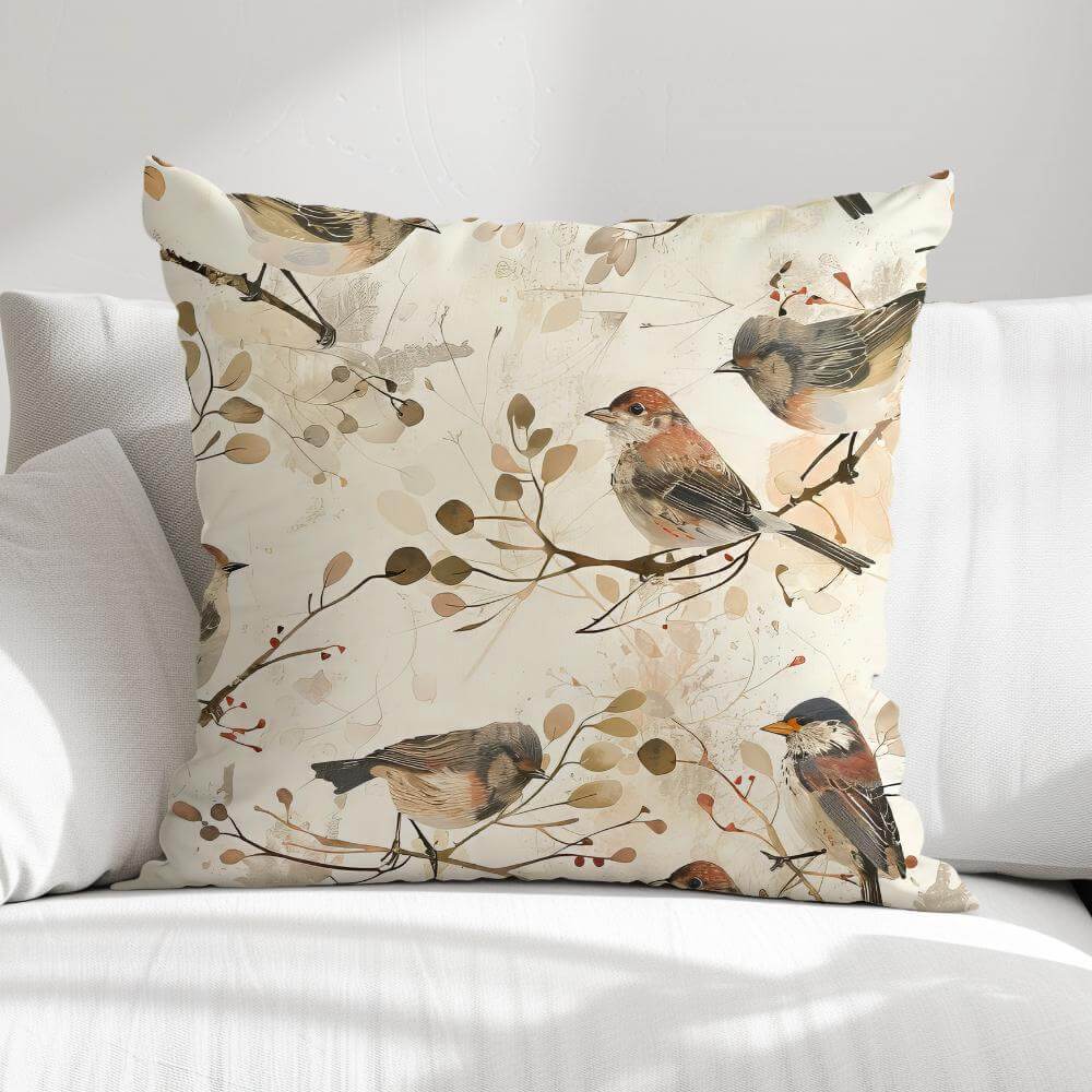 FUNDA DE COJIN GORRIONES 1