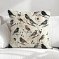 FUNDA DE COJIN AVES GRICES - Miniatura 1