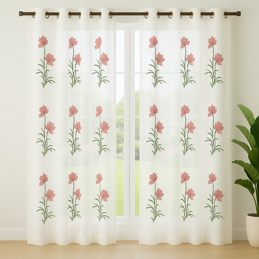 VISILLO CON DOS FLORES PALO DE ROSA 1